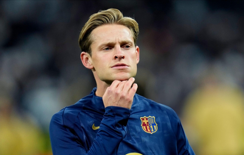 Man Utd từng thực hiện một video thuyết phục Frenkie de Jong. Ảnh: Getty