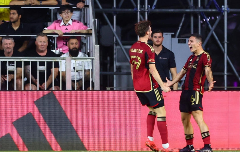 Atlanta United ghi bàn ấn định chiến thắng (Ảnh: Getty).