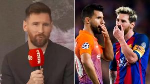 Messi thường xuyên hỏi Aguero về Foden.